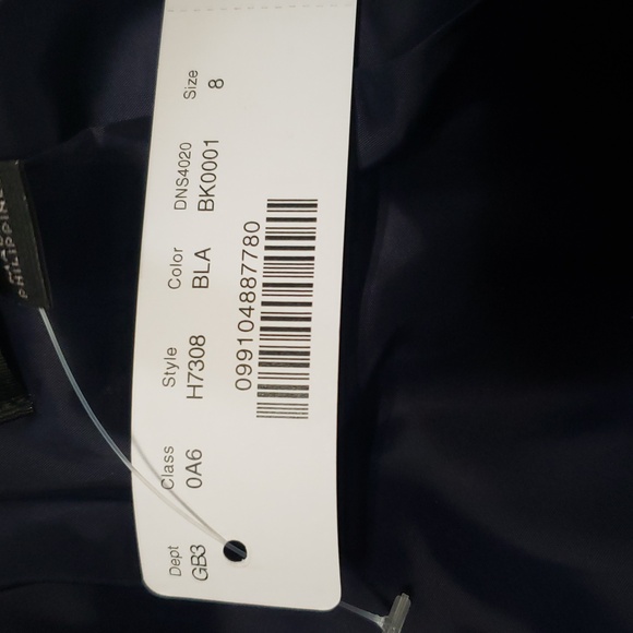 J. Crew Open Front Blazer in 100% Cotton Velvet Black Size 8 NWT - Picture 7 of 12